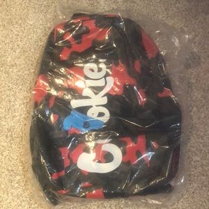 cookies red,black camouflage backpack.smellproof